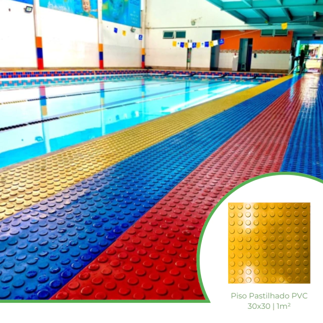 Cores e Segurança: A Versatilidade do Piso Pastilhado Colorido