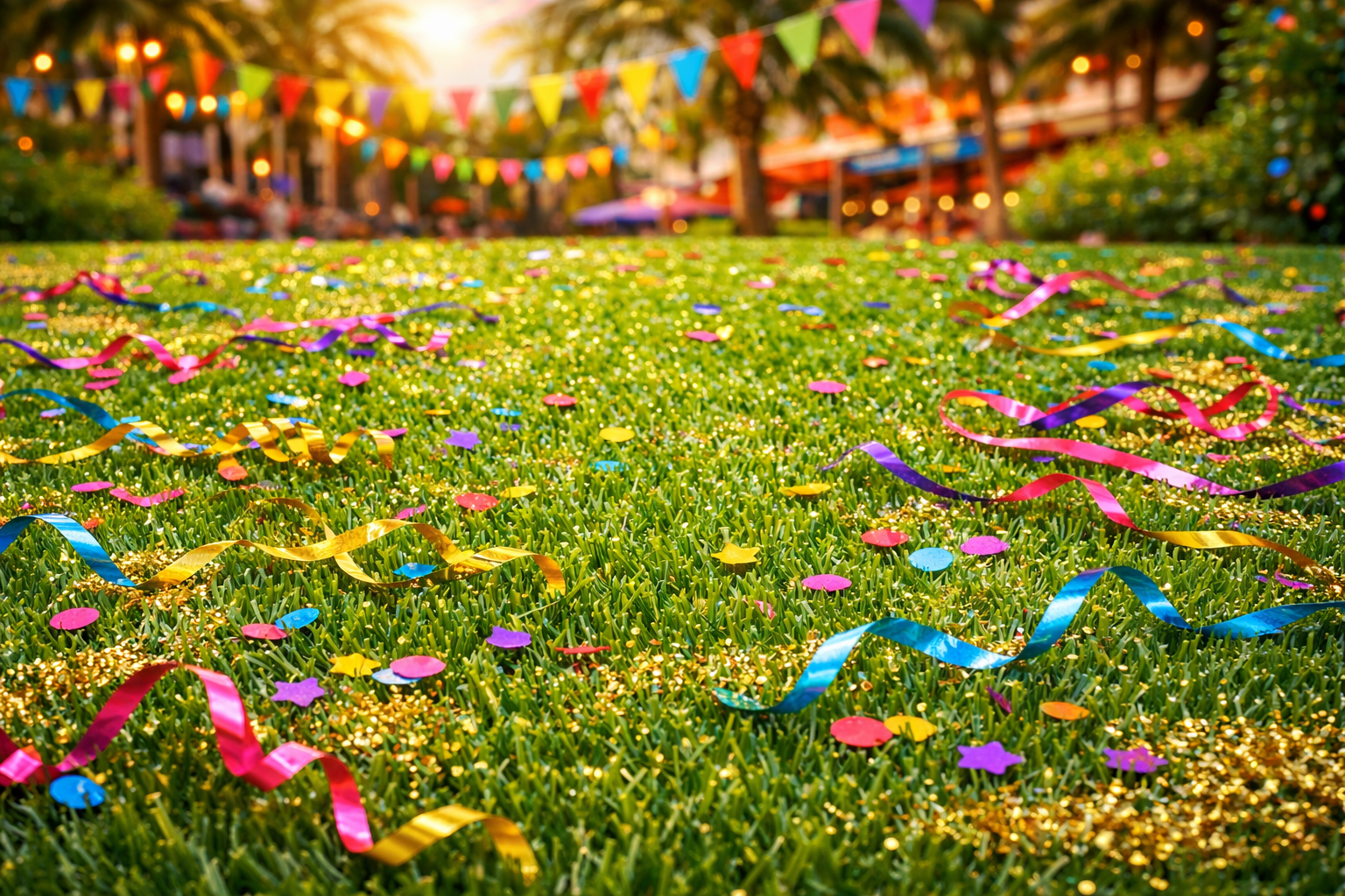 Grama Sintética Decorativa no Carnaval: ideias criativas | Casas Leo