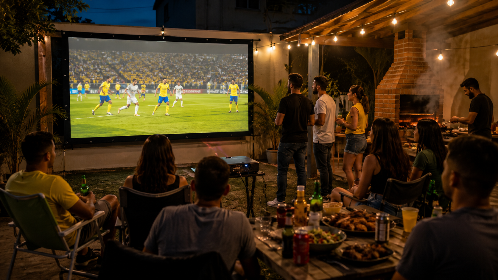 Como montar um espaço para transmissão de jogos em bares, clubes e eventos